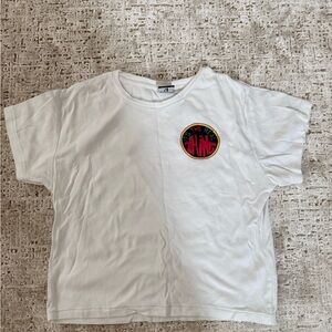 Realisation Par White Tee with Colorful Patch